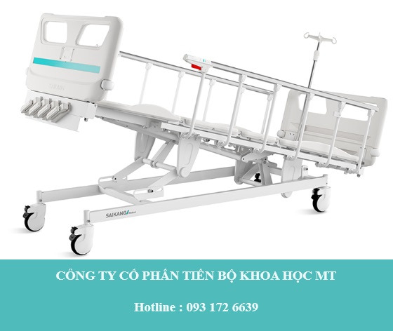 Giường bệnh nhân 4 tay quay chất lượng cao - mtmed