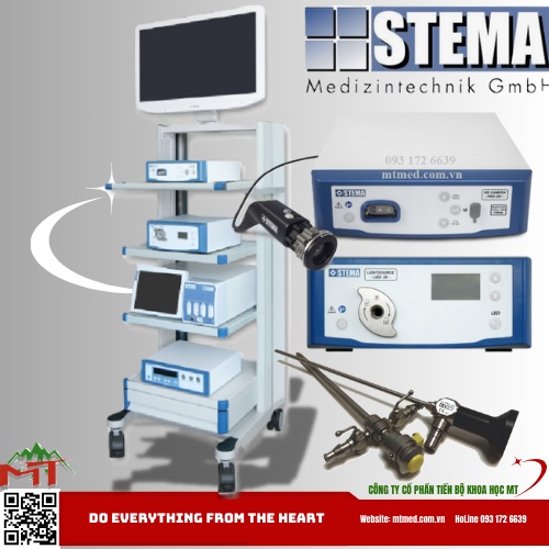 Hệ thống phẫu thuật nội soi full HD Stema
