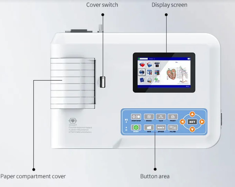 Máy điện tim 6 kênh ECG 600G