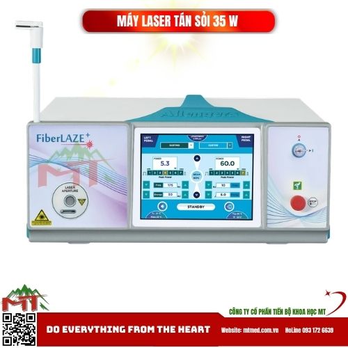 Máy laser tán sỏi sợi quang 35W
