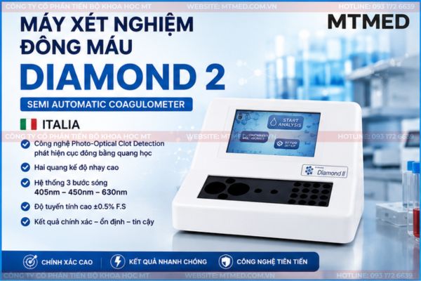 Máy Xét Nghiệm Đông Máu Diamond 2 – Italia