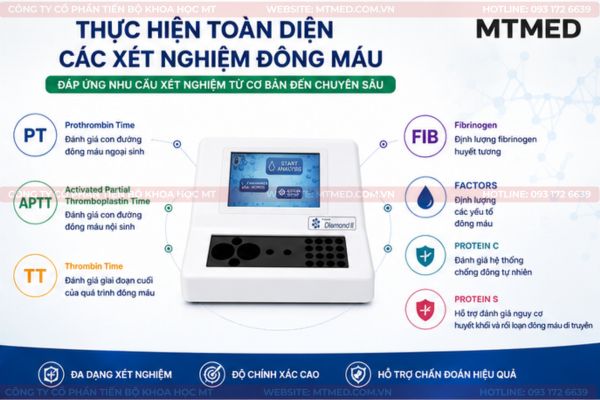 Máy Xét Nghiệm Đông Máu Diamond 2 – Italia
