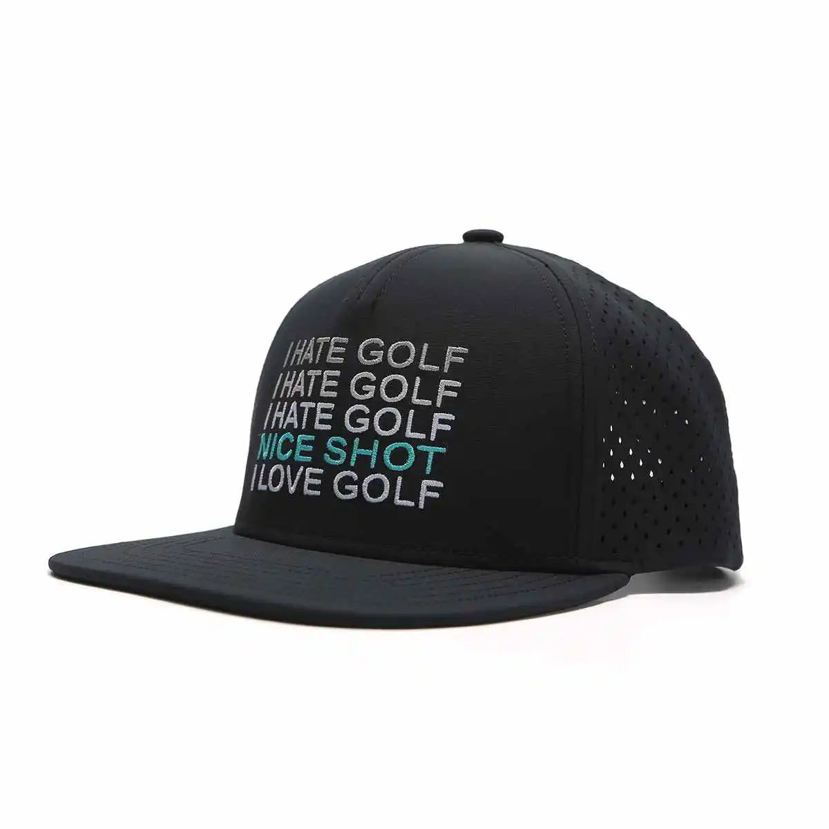 NÓN TOUR PRO I HATE GOLF SNAPBACK (FLAT BRIM)