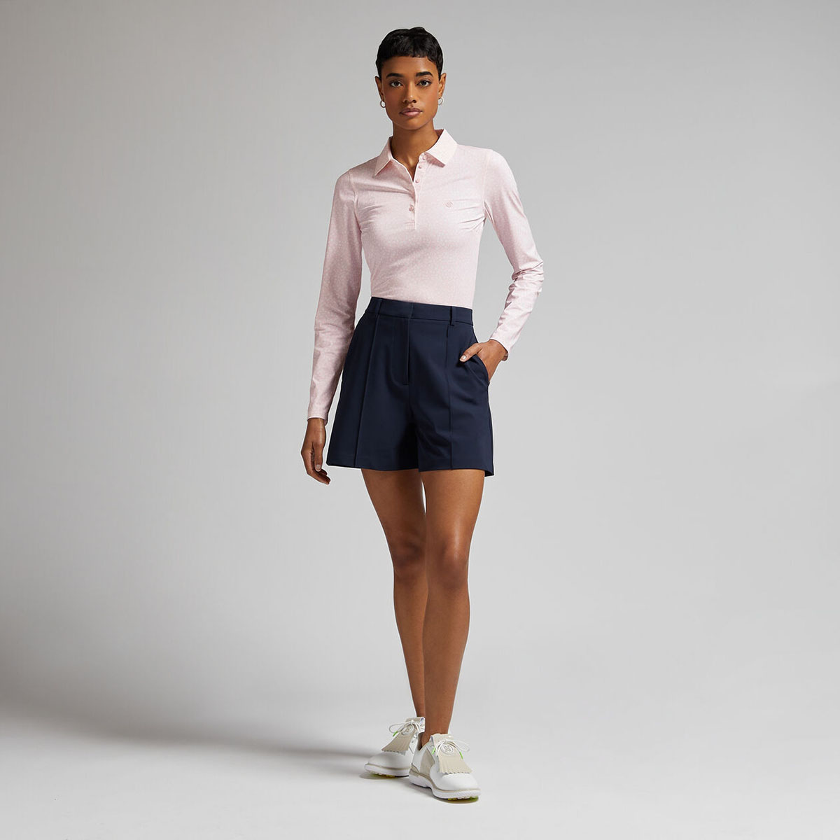 ÁO POLO GARDEN SILKY TECH NYLON LONG SLEEVE