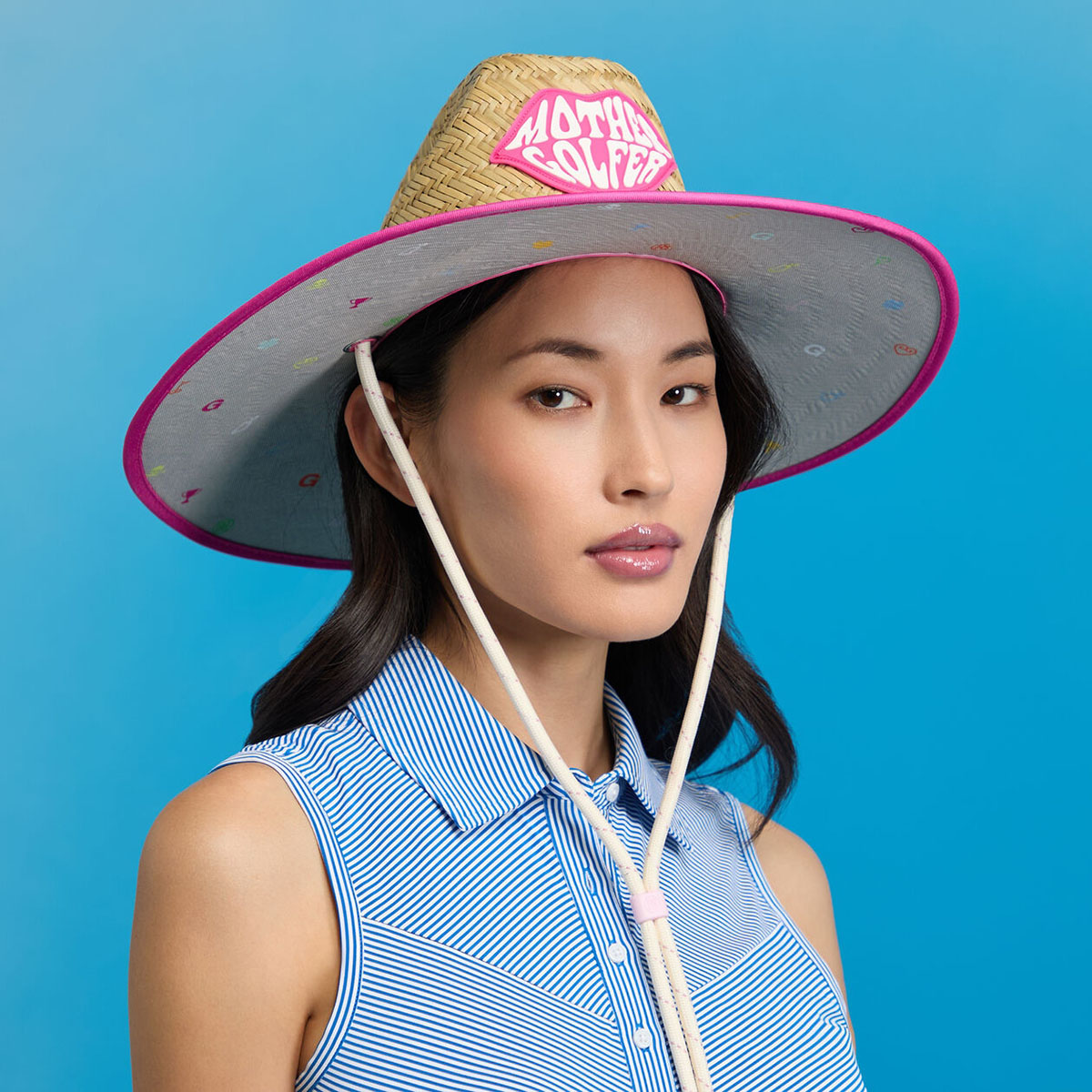NÓN MOTHER GOLFER STRAW