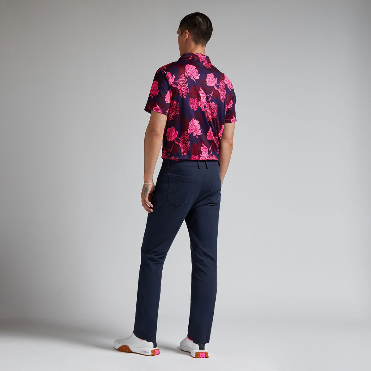 ÁO POLO STAMPED FLORAL TECH JERSEY
