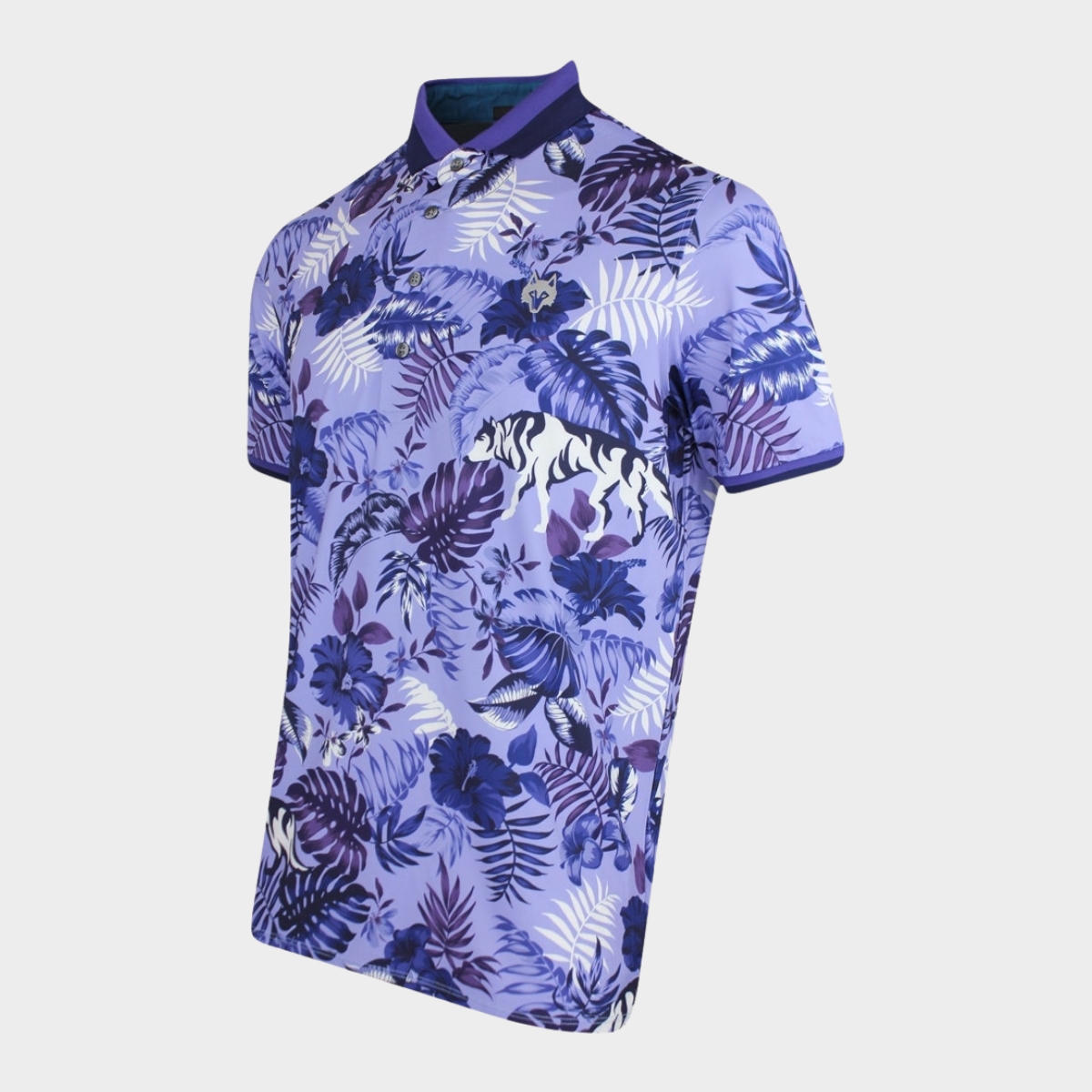 ÁO POLO FLORAL WOLF JUNGLE