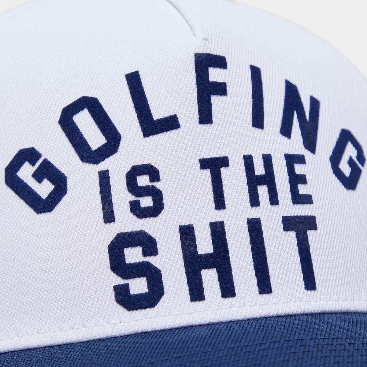 NÓN GOLFING IS THE SH*T INTERLOCK KNIT TRUCKER