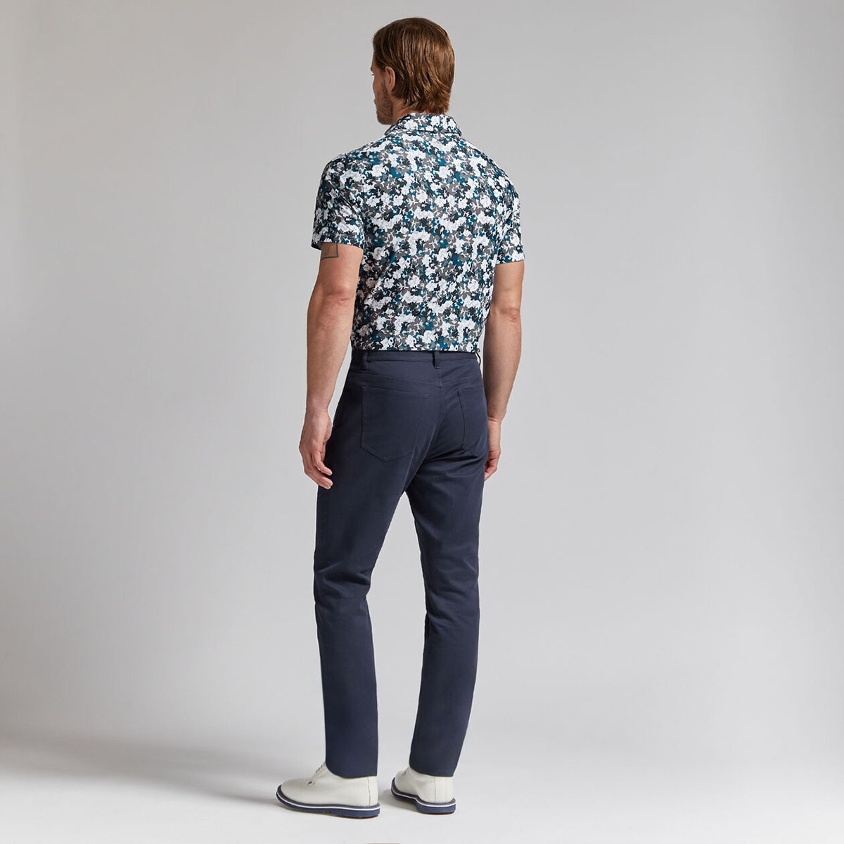 ÁO POLO CAMO FLORAL TECH PIQUÉ