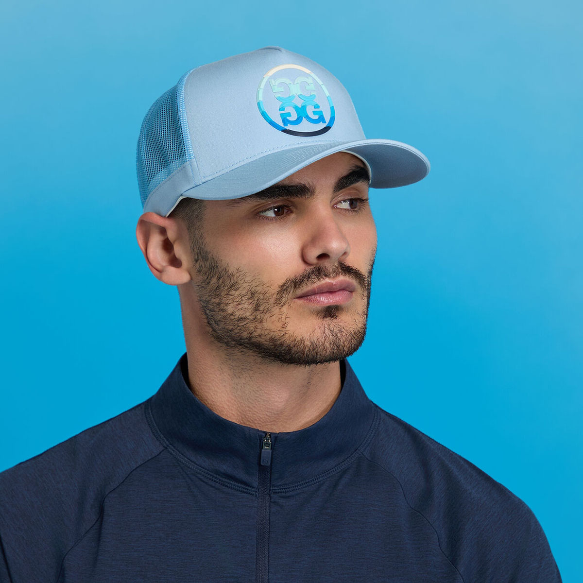 NÓN GRADIENT CIRCLE G'S COTTON TWILL TRUCKER