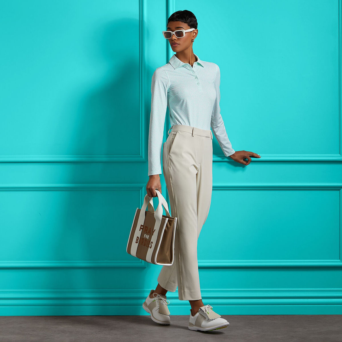 ÁO POLO GARDEN SILKY TECH NYLON LONG SLEEVE