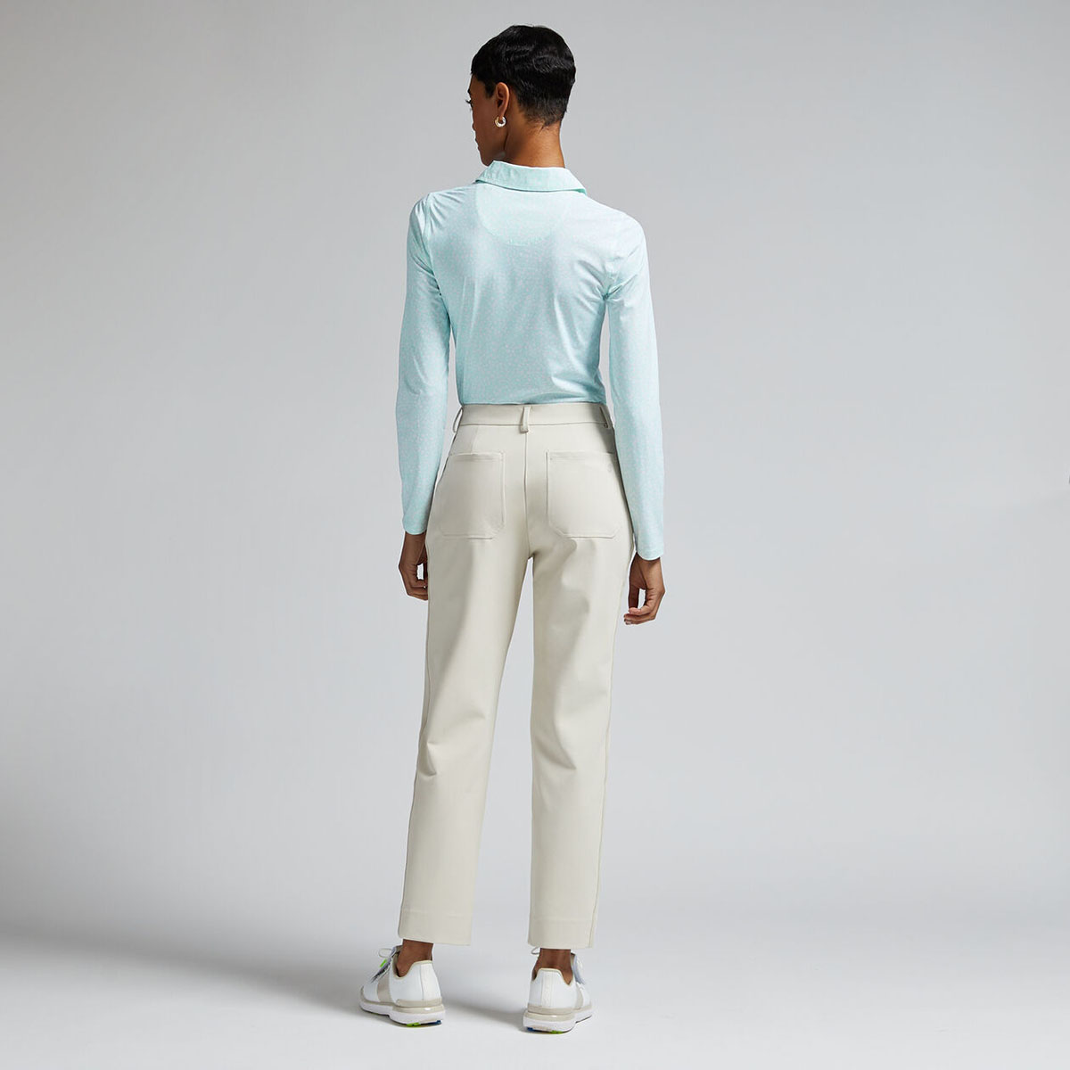 ÁO POLO GARDEN SILKY TECH NYLON LONG SLEEVE