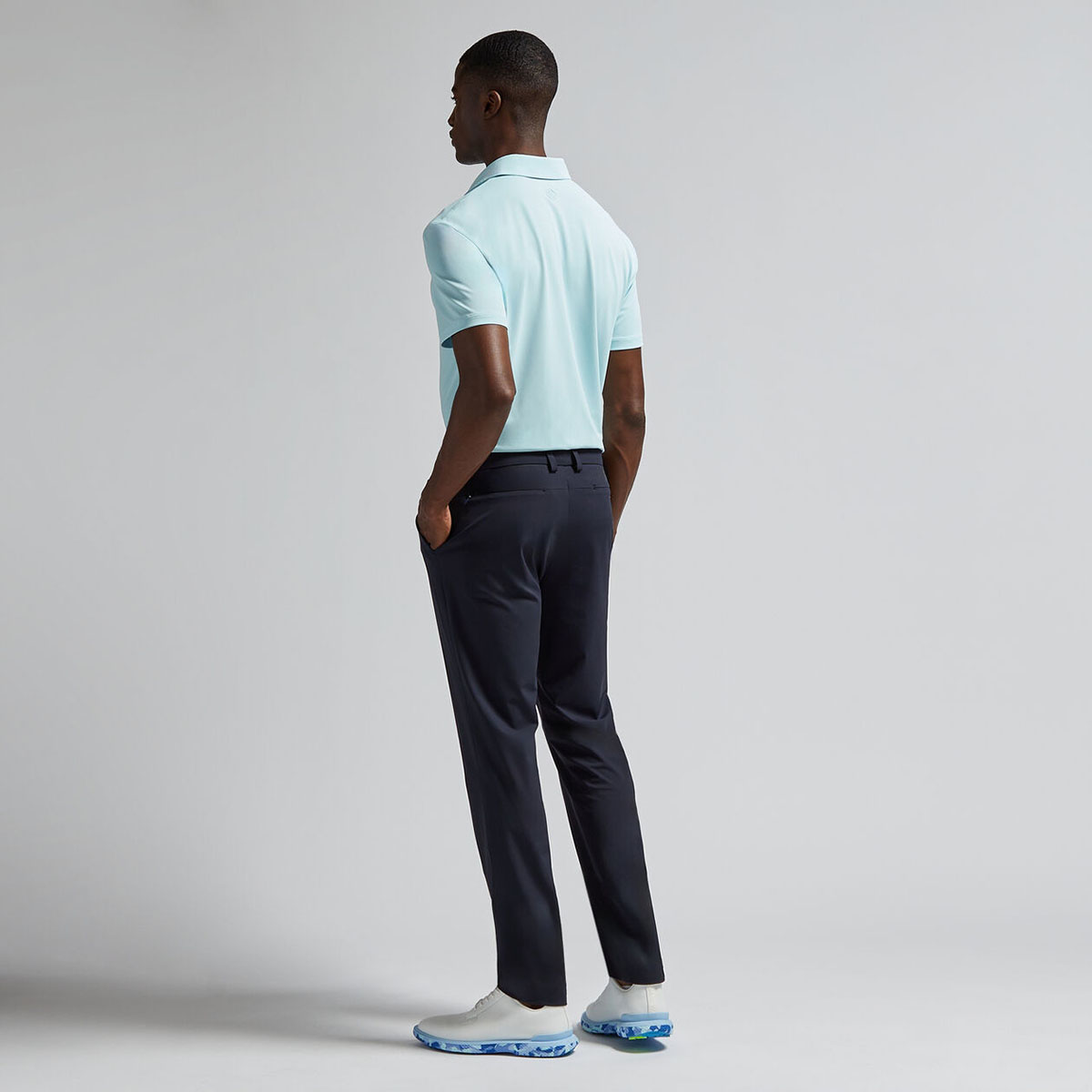 ÁO POLO RIB GUSSET TECH PIQUÉ MODERN SPREAD COLLAR