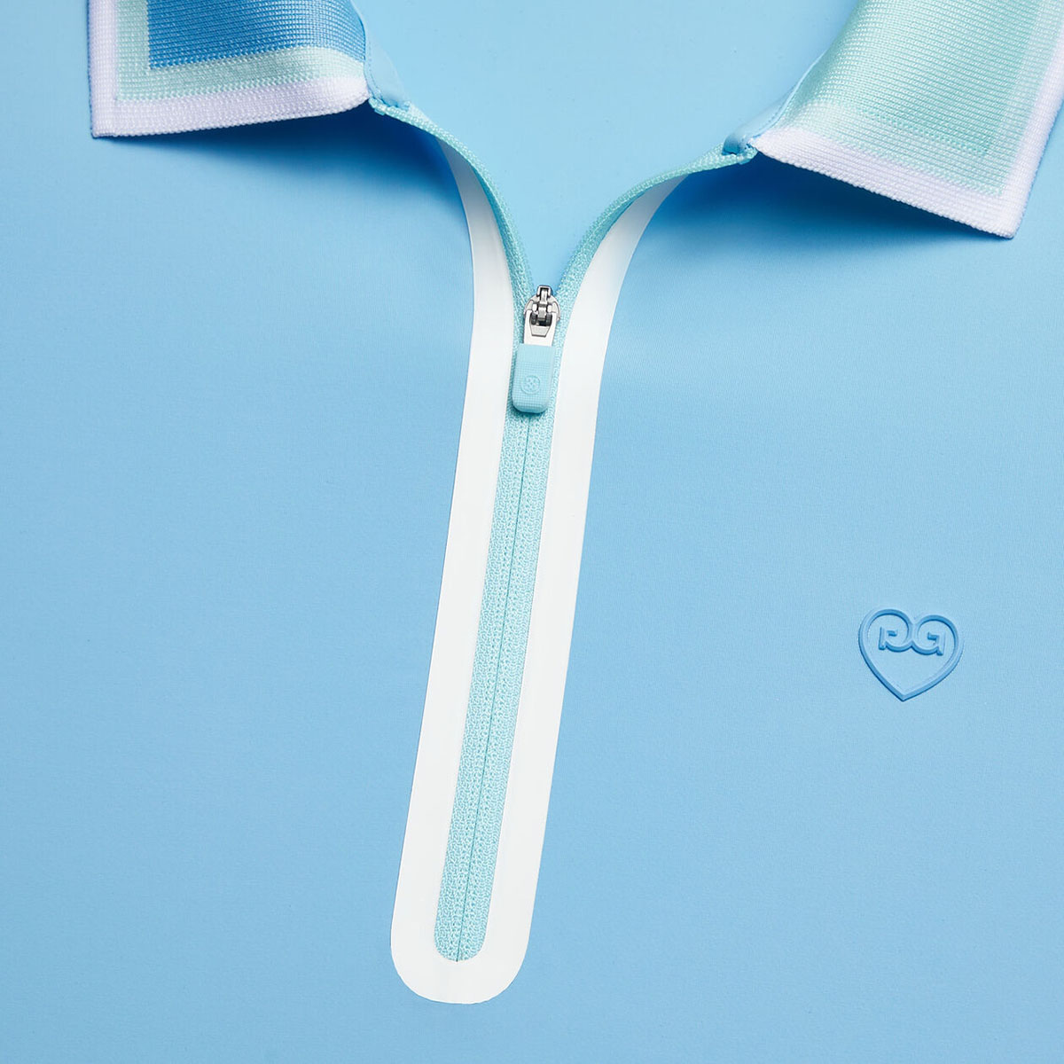 ÁO POLO COLOUR BLOCK SILKY TECH NYLON QUARTER ZIP