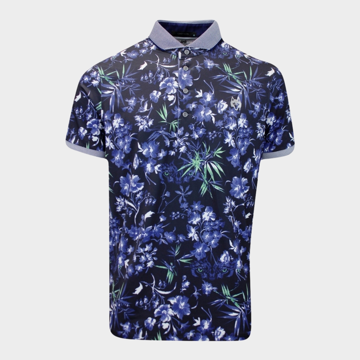 ÁO POLO DARK FLORAL