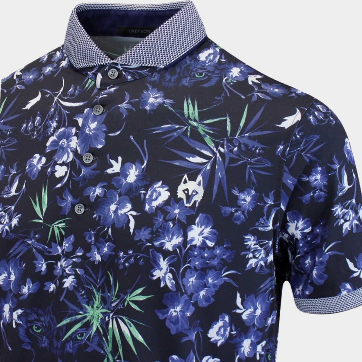 ÁO POLO DARK FLORAL