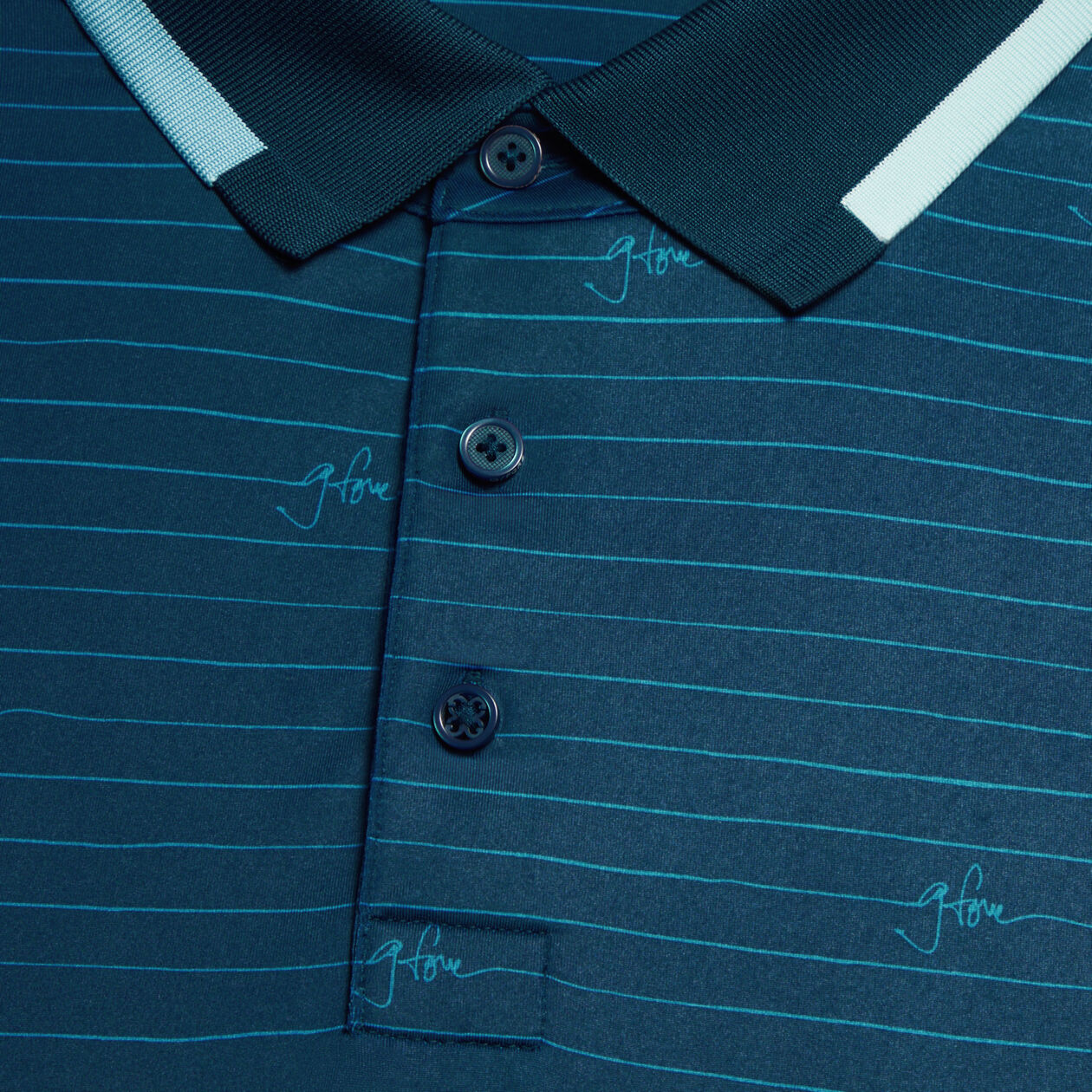 ÁO POLO G/FORE SCRIPT STRIPE TECH JERSEY