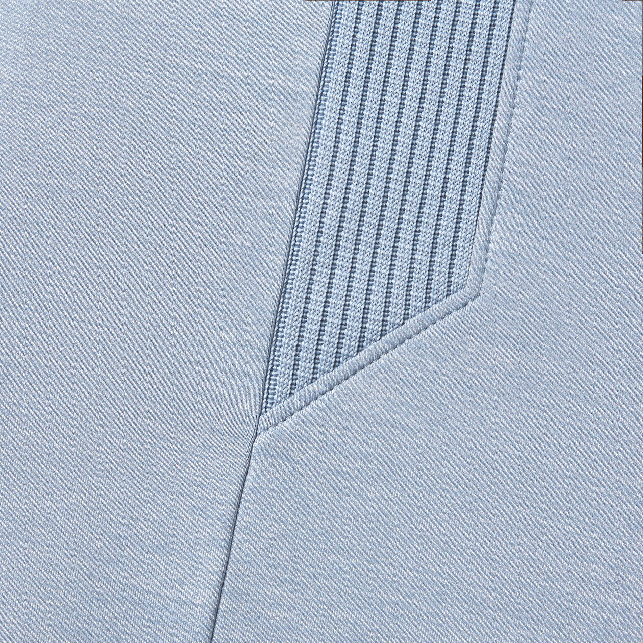 ÁO DÀI TAY RIB GUSSET LONG SLEEVE MÉLANGE ICE NYLON SUN