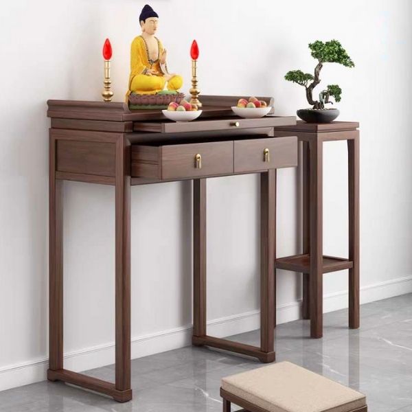 bàn thờ gỗ tự nhiên chuẩn phong thủy