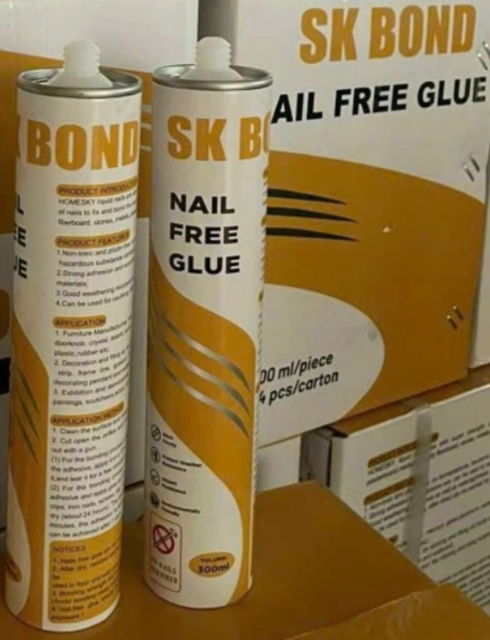 Keo dán SK BOND 300ml thi công sàn nhựa, panel, kính