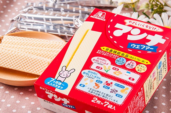Bánh quy ăn dặm Morinaga Manna cho bé từ 7 tháng Nhật Bản