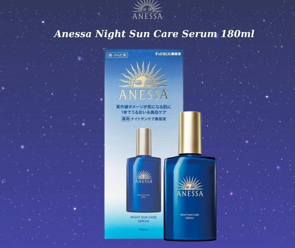Serum dưỡng da phục hồi da Anessa Night Sun Serum Nhật Bản 180ml