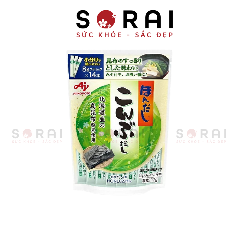 Hạt nêm rong biển Ajinomoto Nhật Bản 8grx7