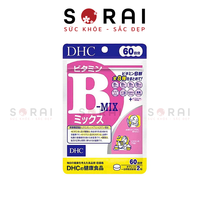 Viên uống DHC bổ sung Vitamin B tổng hợp Nhật Bản gói 120 viên - 60 ngày