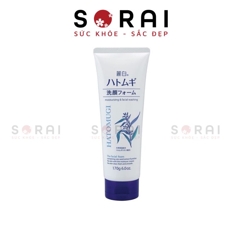 Sữa rửa mặt ý dĩ  HATOMUGI Nhật Bản 170G