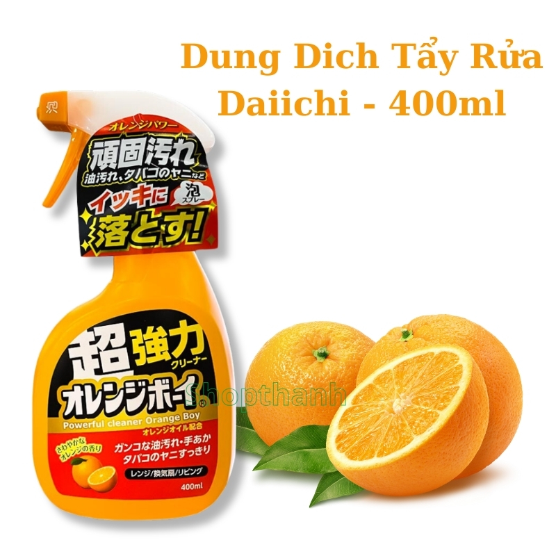 Xịt tẩy rửa đa năng Daiichi Sekken Nhật Bản 400ml hương cam