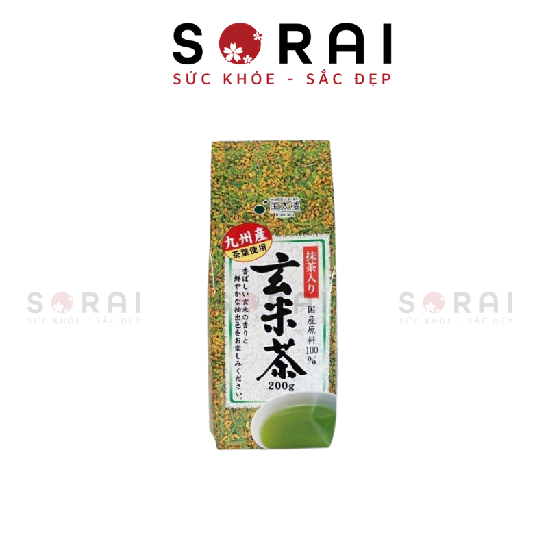 Trà gạo lứt Kunitaro Nhật Bản túi 200gr