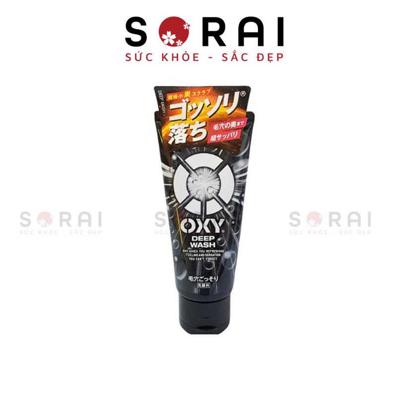 Sữa rửa mặt hoạt tính Oxy Deep Wash Nhật bản 130g