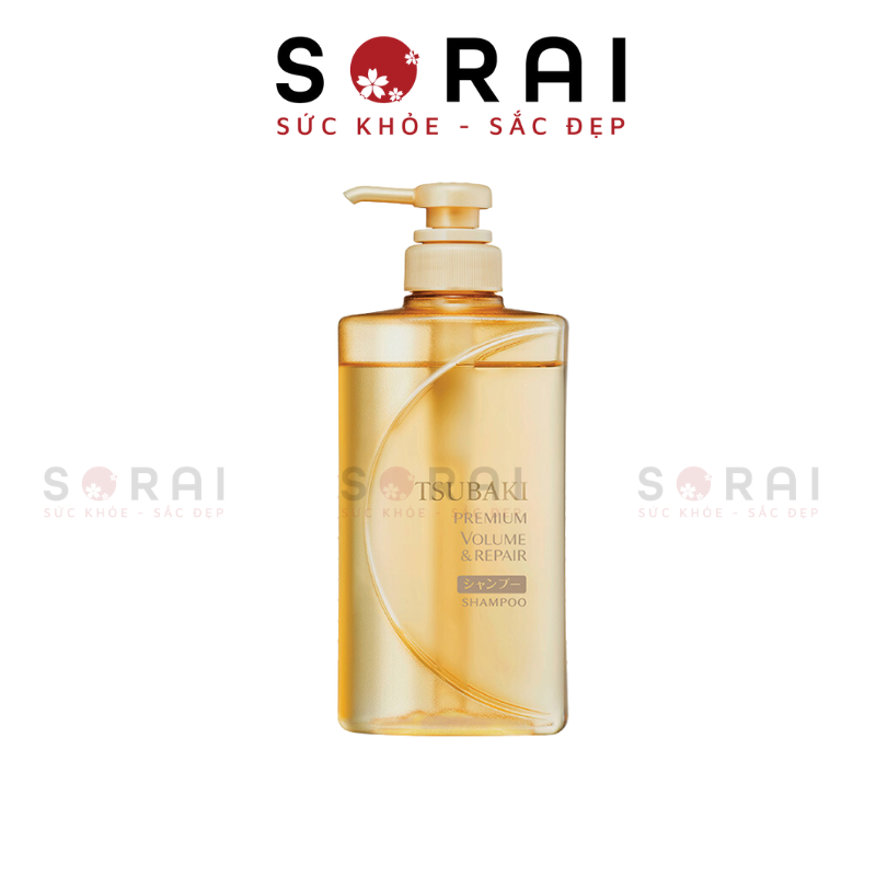 Dầu gội Tsubaki Premium giúp tóc chắc khoẻ, ngừa rụng tóc 490ml/chai