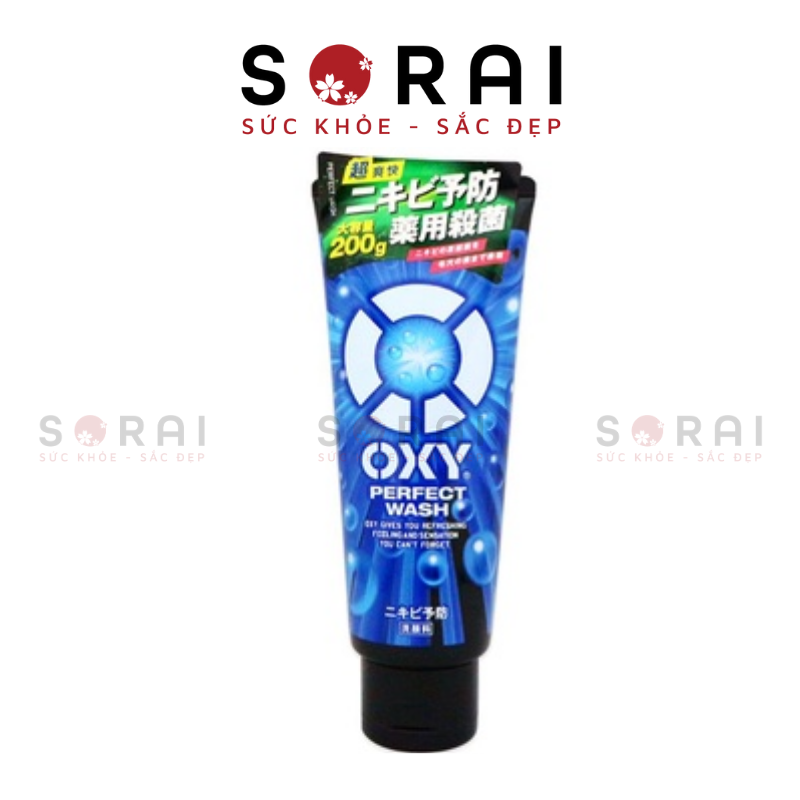 Sữa rửa mặt Oxy nam Nhật Bản da thường 130g