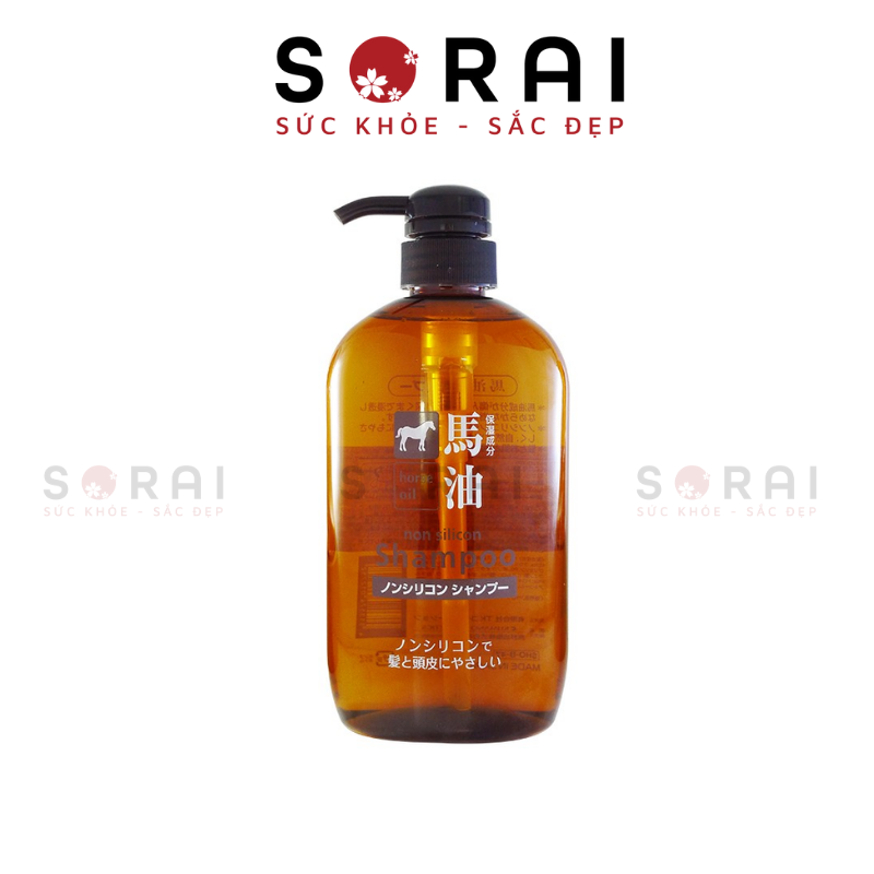 Dầu gội đầu chiết xuất từ dầu ngựa Kumano Nhật Bản 600ml