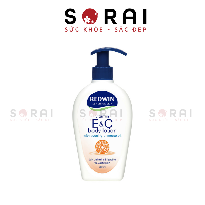 Kem dưỡng ẩm Vitamin E Redwin Úc 400ml