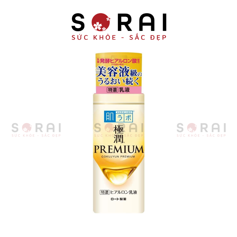 Nước hoa hồng Hadalabo Gokujun Premium Hyaluronic Acid 170ml