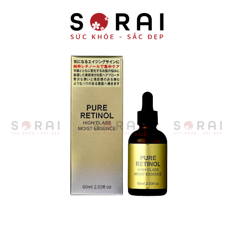 Serum Pure Retinol chống lão hoá, ngừa nếp nhăn, trắng da Nhật Bản 60ml