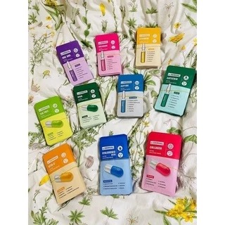 Mặt nạ miếng dưỡng da Dermal Solution Sheet Face Pack Nhật Bản (nhiều loại)