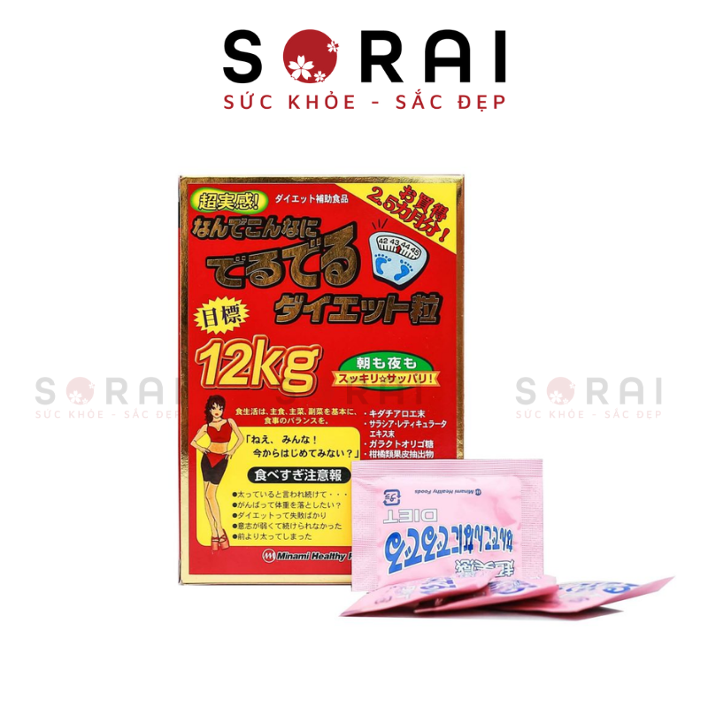 Viên uống giảm cân Minami Deru Deru Diet 12kg 90g