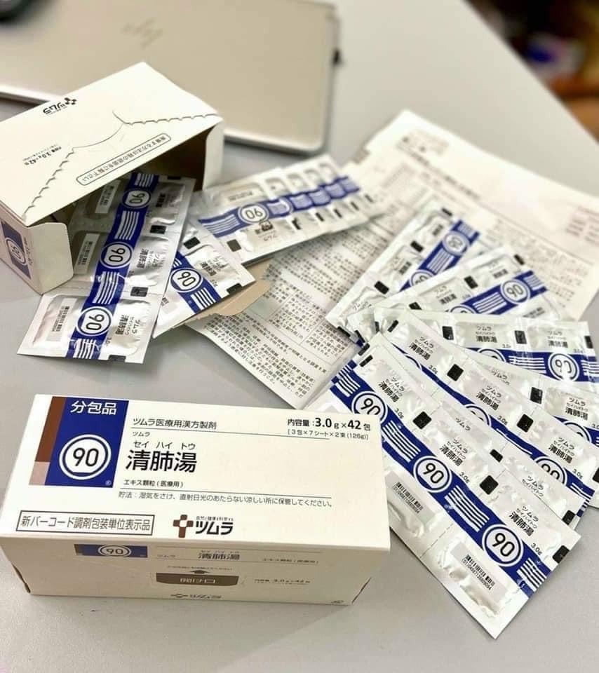 Bột bổ phổi, lọc phổi Seihaitou Nhật Bản hộp 42 gói
