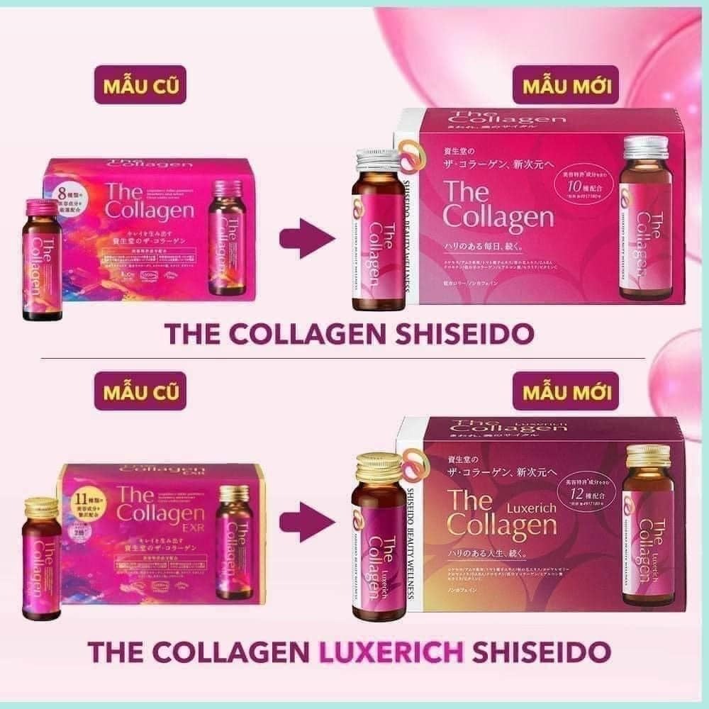 Nước bổ sung Collagen Shiseido Nhật Bản 10 dưỡng chất mẫu mới