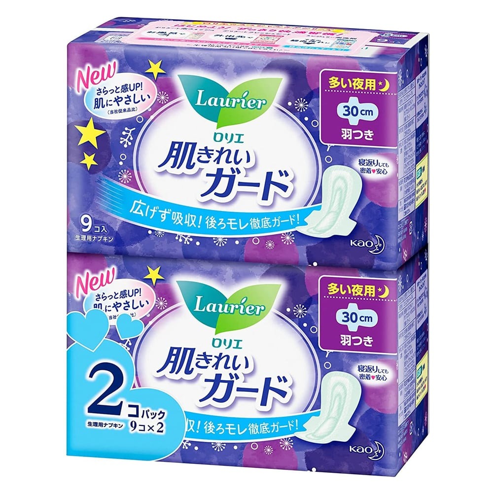 Set băng vệ sinh Laurier Nhật Bản ban đêm có cánh