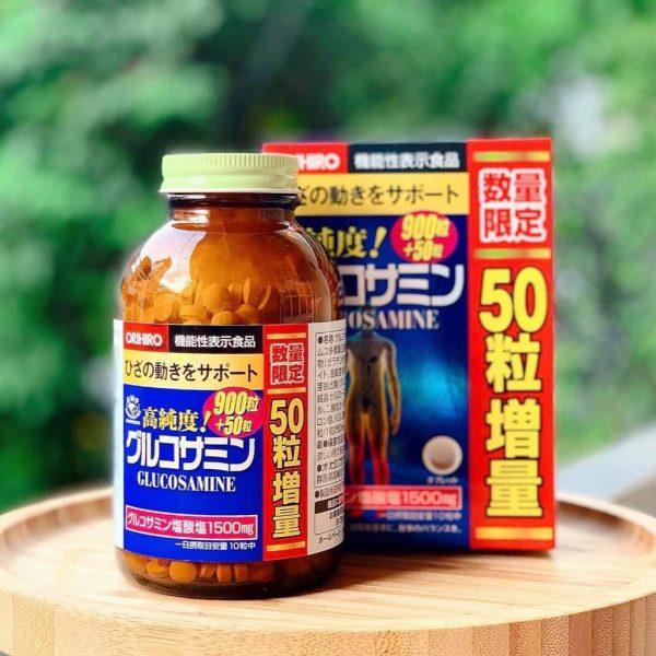 Viên uống bổ sung Glucosamine Orihiro Nhật Bản 950 viên