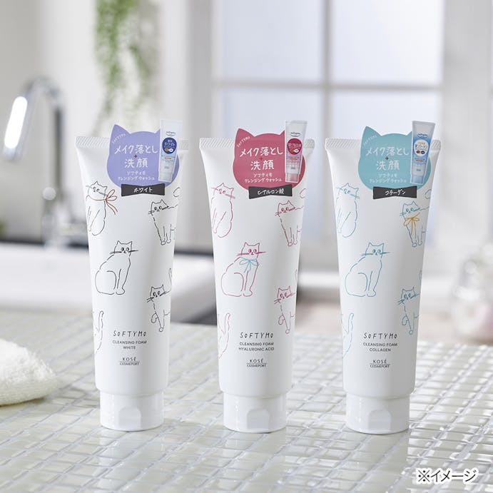 Sữa rửa mặt Kose Softymo cấp ẩm Hyaluronic Nhật Bản 220g