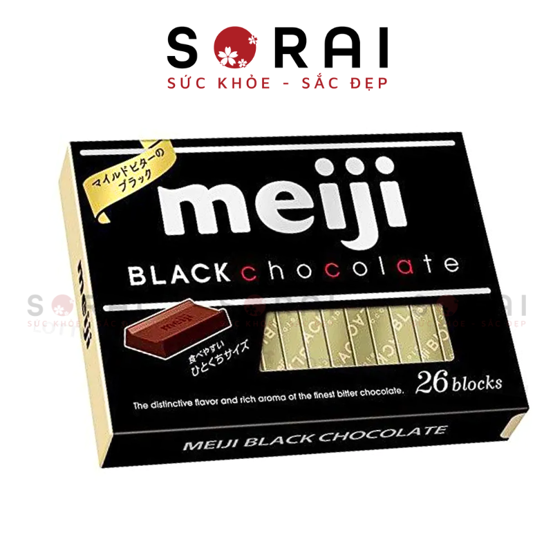 Socola tươi Meiji Nhật Bản vị cacao hộp 26 chiếc