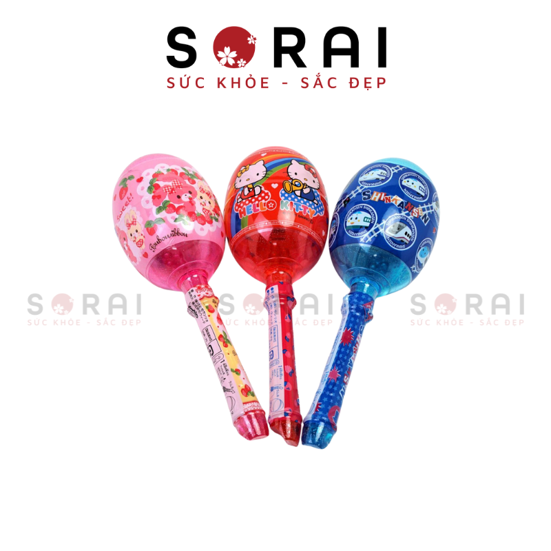 Kẹo đồ chơi nhạc cụ 2 trong 1 Sanrio Maracas Whistle 2g