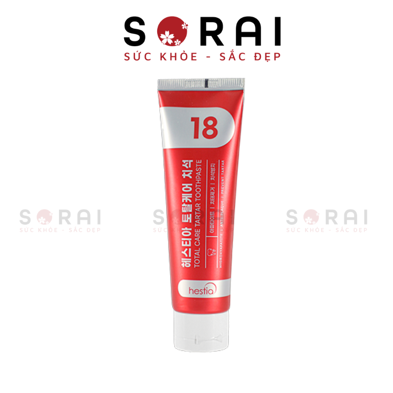 Kem đánh răng Hestia Tartar Hàn Quốc ngừa sâu răng, ngừa viêm lợi, loại bỏ mảng bám 120g