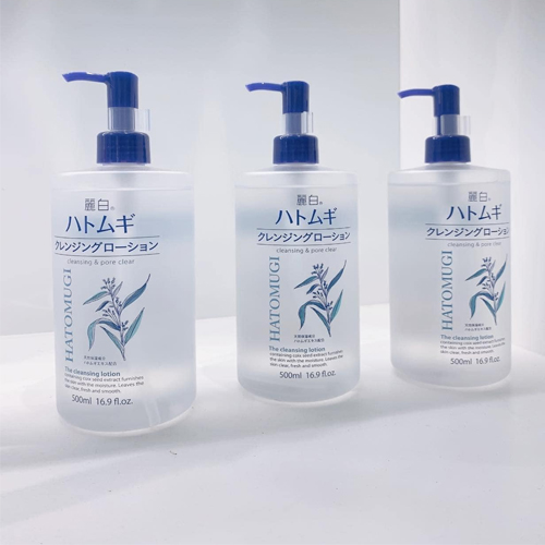 Nước tẩy trang Hatomugi Cleansing & Pore Clear Nhật Bản chai 500ml (mẫu mới)