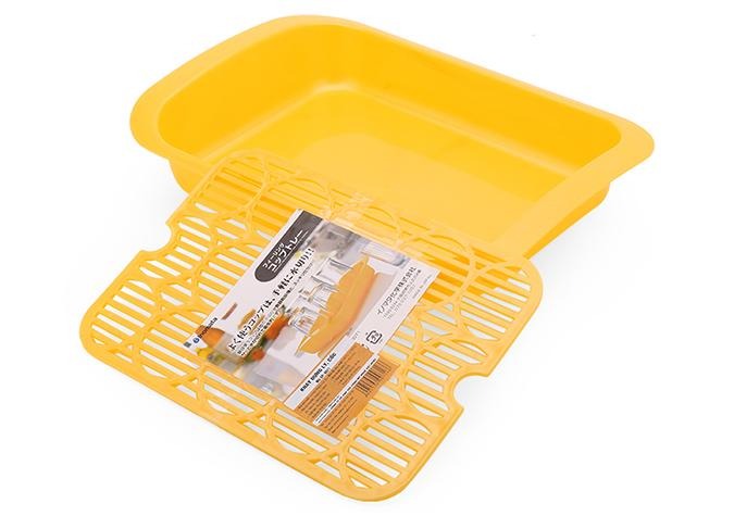 Khay đựng cốc chén INOMATA Nhật Bản (vàng)